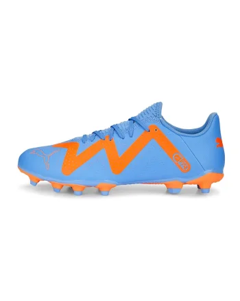 Pantofi slip-on pentru fotbal Future Play, Portocaliu/Albastru deschis