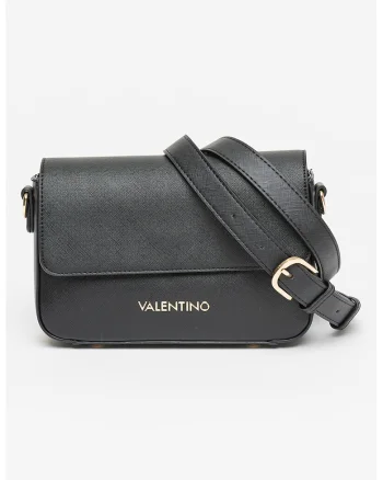 Geanta crossbody de piele ecologica cu barete intersanjabile Zero, Negru