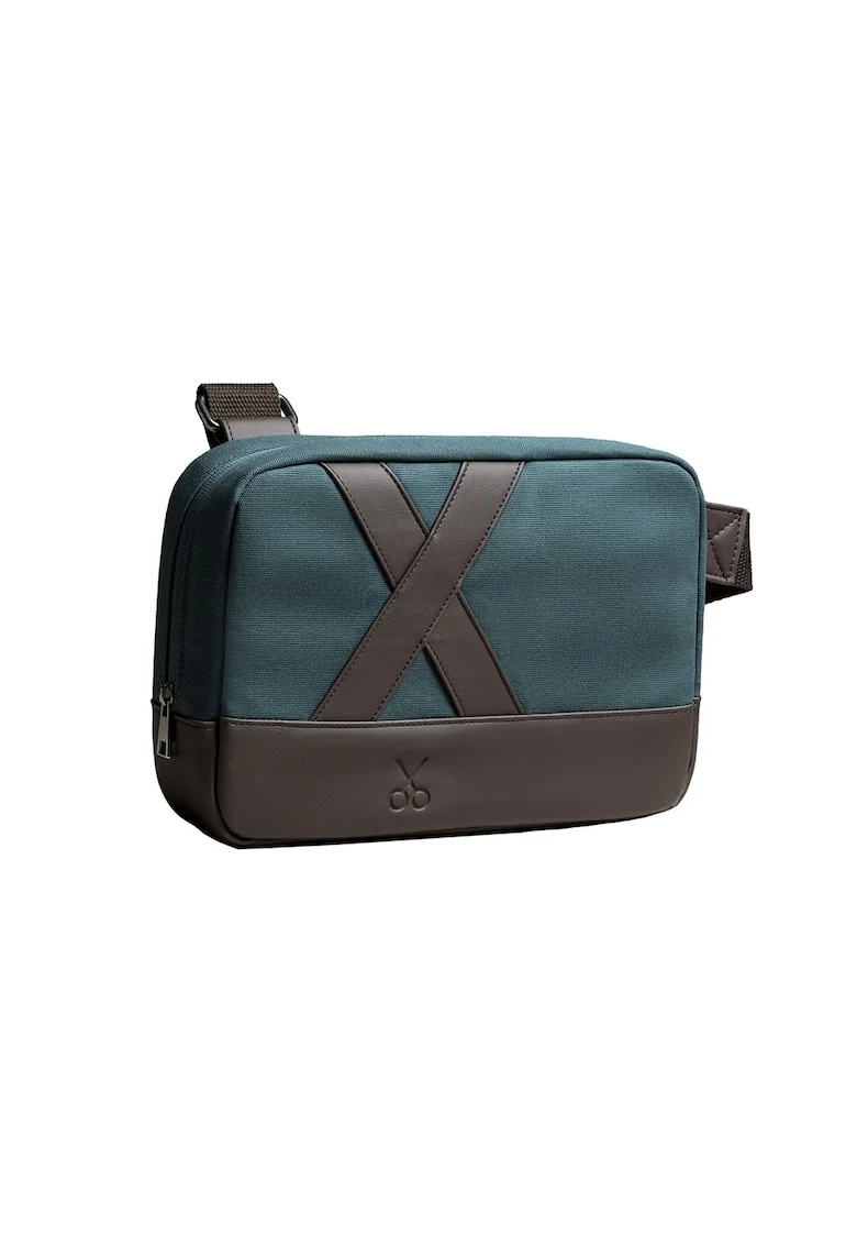 Geanta crossbody unisex Nougrod, Verde persan