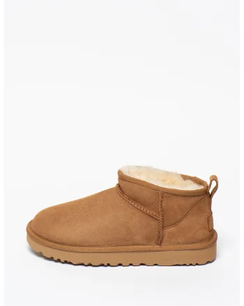 Ghete slip-on din piele intoarsa Classic Ultra Mini - 43797, Caramel