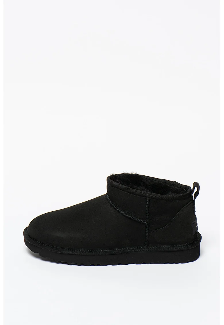 Ghete slip-on din piele intoarsa Classic Ultra Mini - 43797, Negru