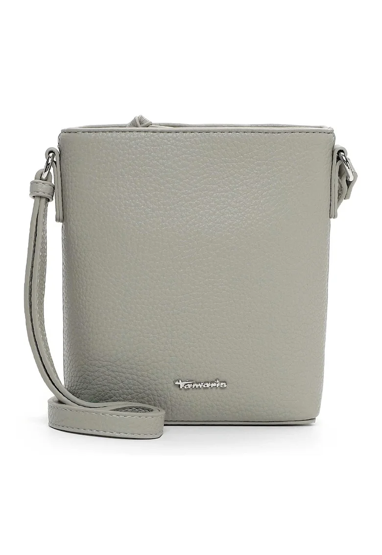 Geanta crossbody de piele ecologica Alessia, Gri cenusiu