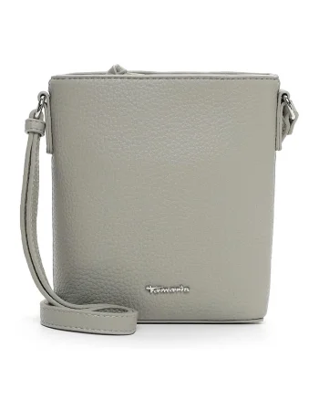 Geanta crossbody de piele ecologica Alessia, Gri cenusiu