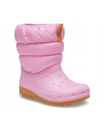 Cizme De Zapada Slip-on Copii,  Classic Neo Puff 207683 Boot, Roz, Roz