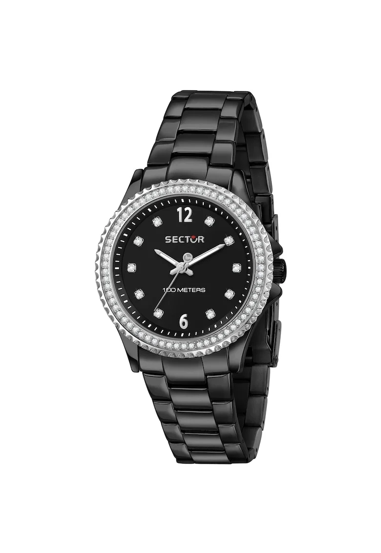 Ceas dama  R3253161535 Quartz Negru