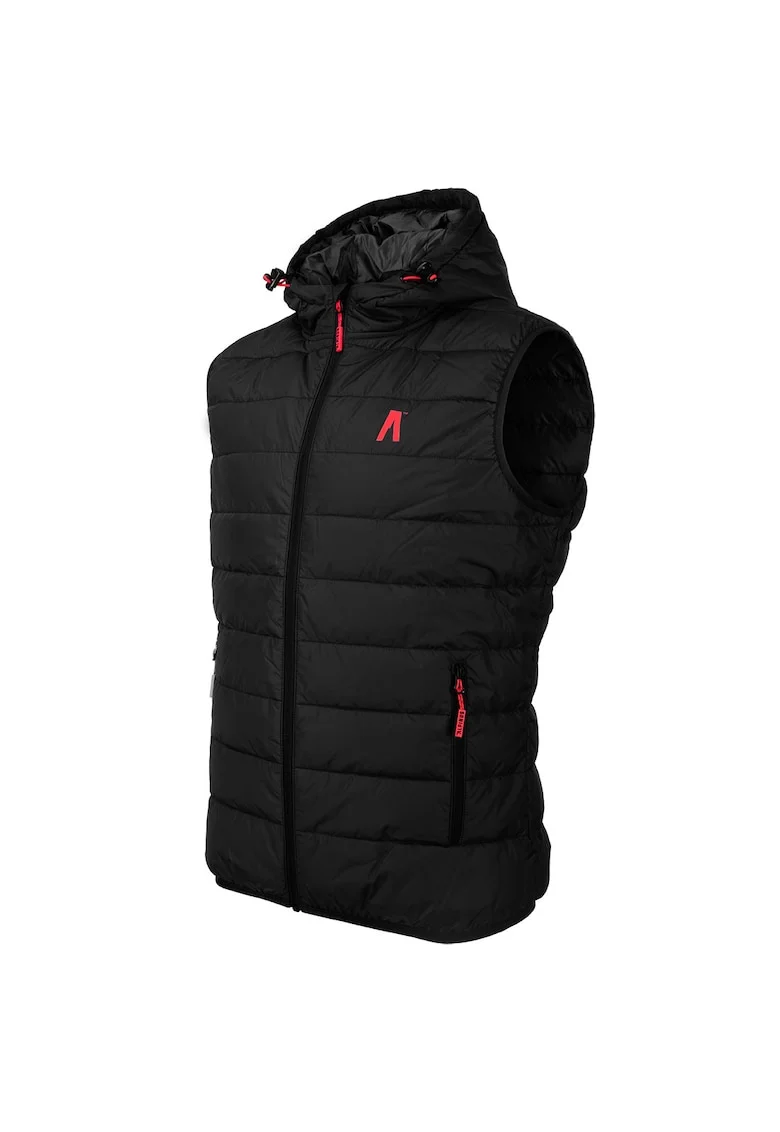 Vesta barbati Athos Body Warmer,  Material sintetic, Negru, Negru