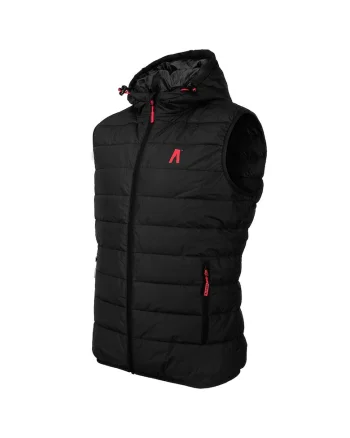 Vesta barbati Athos Body Warmer,  Material sintetic, Negru, Negru