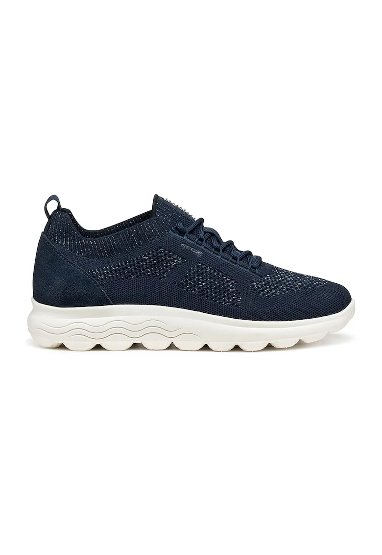 Pantofi sport slip-on cu piele intoarsa, Albastru ultramarin