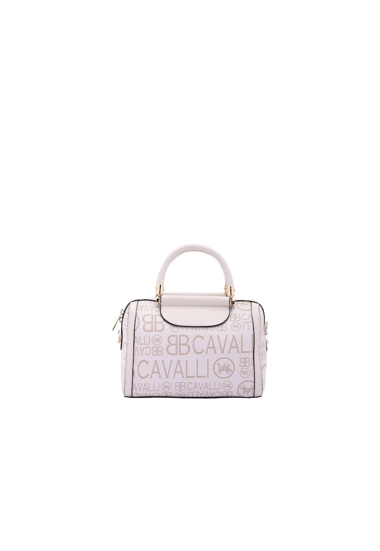 Geanta crossbody de piele ecologica cu model, Bej