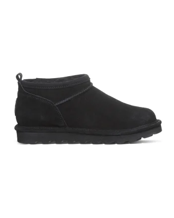 Ghete slip-on de piele intoarsa, Negru