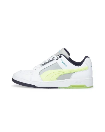 Pantofi sport low cut Slipstream, Alb/Gri deschis/Galben pal