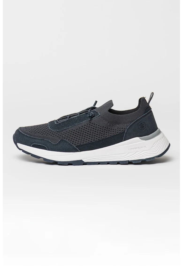 Pantofi sport slip-on din material textil Wilfred, Bleumarin