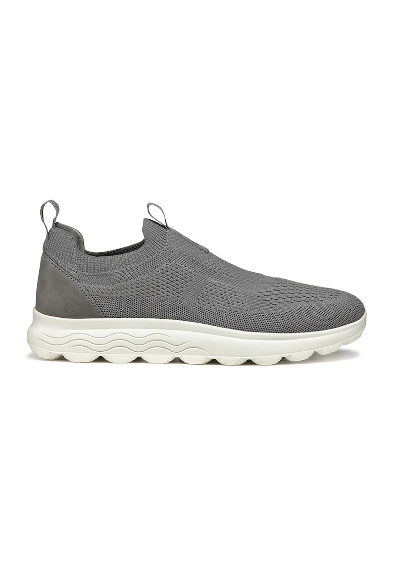 Pantofi slip-on din material textil Spherica, Gri