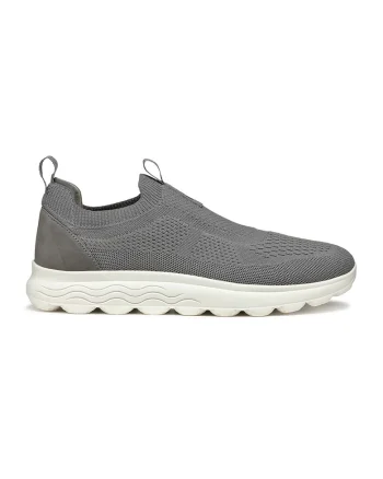 Pantofi slip-on din material textil Spherica, Gri
