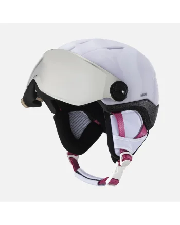 Casca ski  Whoopee visor impacts, culoare alb, pentru copii, marime