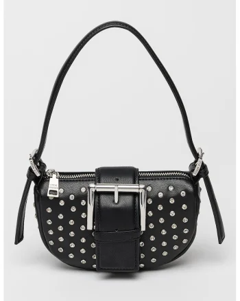 Geanta crossbody de piele ecologica Baxis, Negru