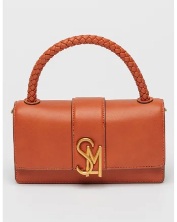 Geanta crossbody cu bareta detasabila Brage, Portocaliu stins