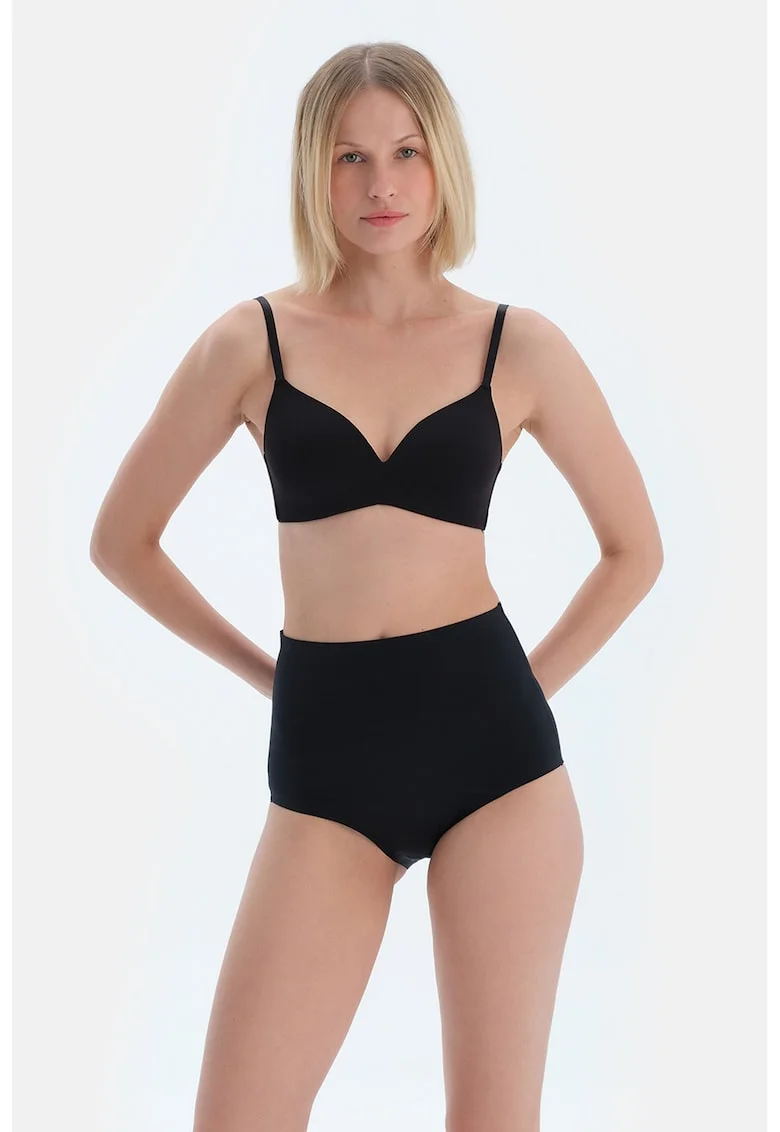 Chiloti modelatori cu talie inalta, Negru