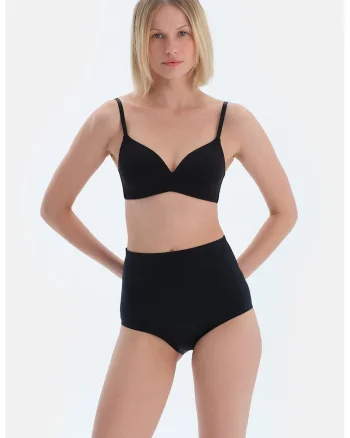 Chiloti modelatori cu talie inalta, Negru