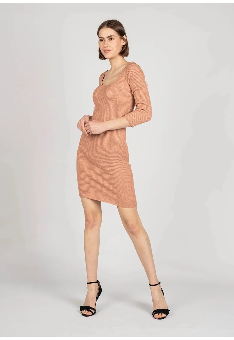 Rochie bodycon cu decolteu rotunjit, 34