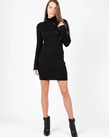 Rochie bodycon cu model striat,
