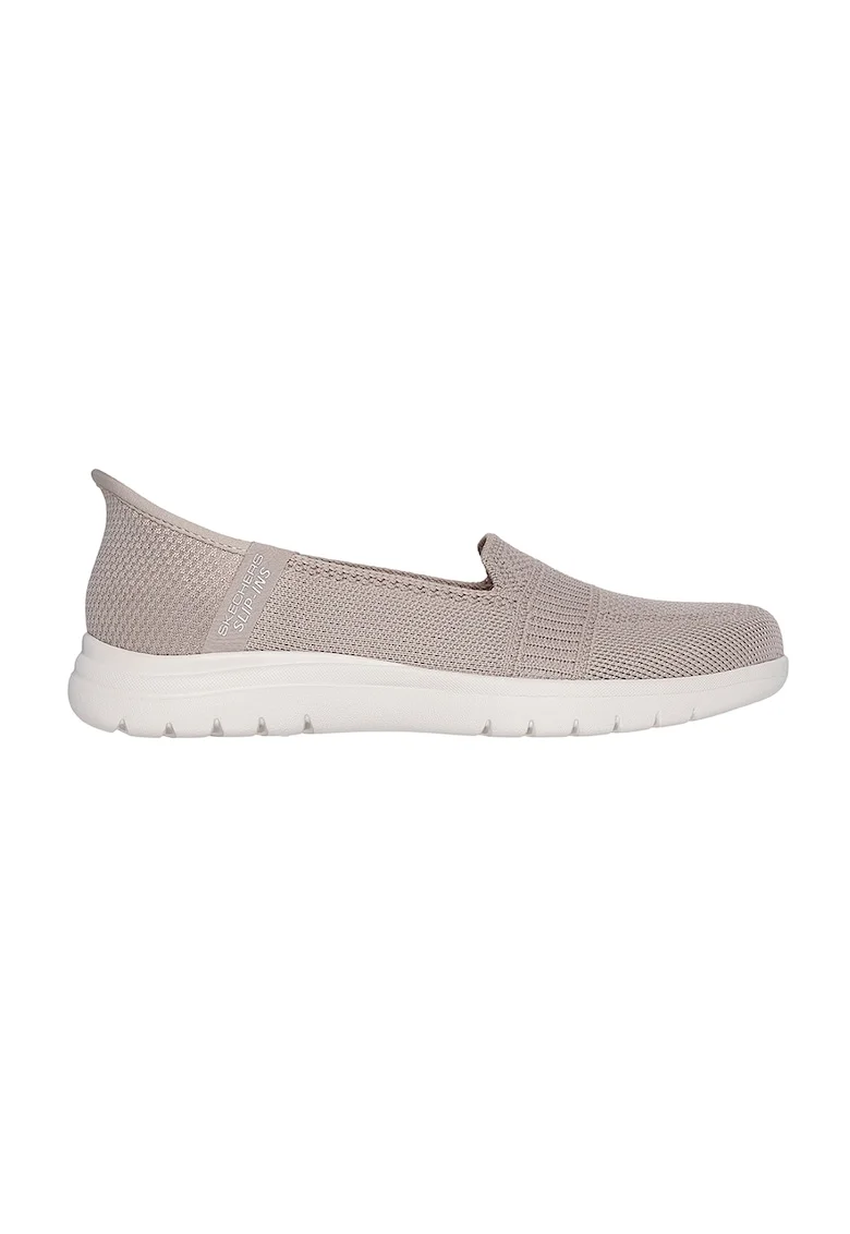 Pantofi sport slip-ins On The Go Flex Camellia, Maro taupe
