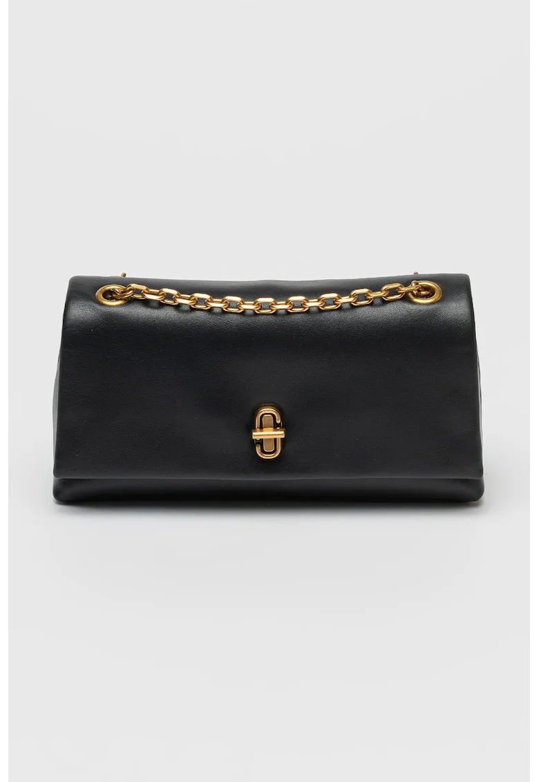Geanta crossbody din piele The Dual, Negru