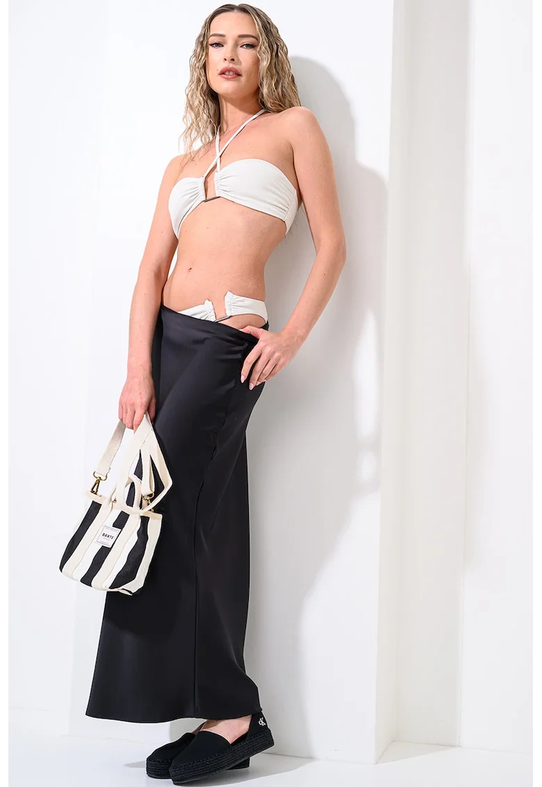 Sutien de baie bandeau, Alb murdar