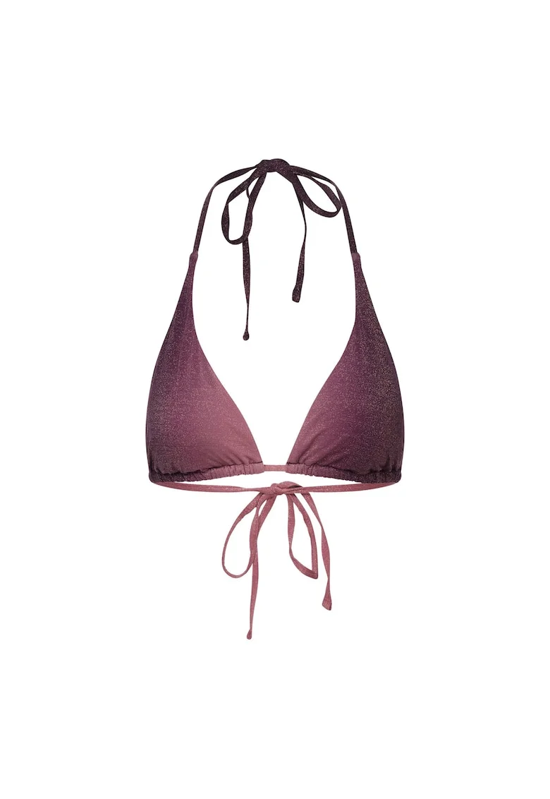Sutien triunghiular de baie Zenith  roz pal, Roz pal