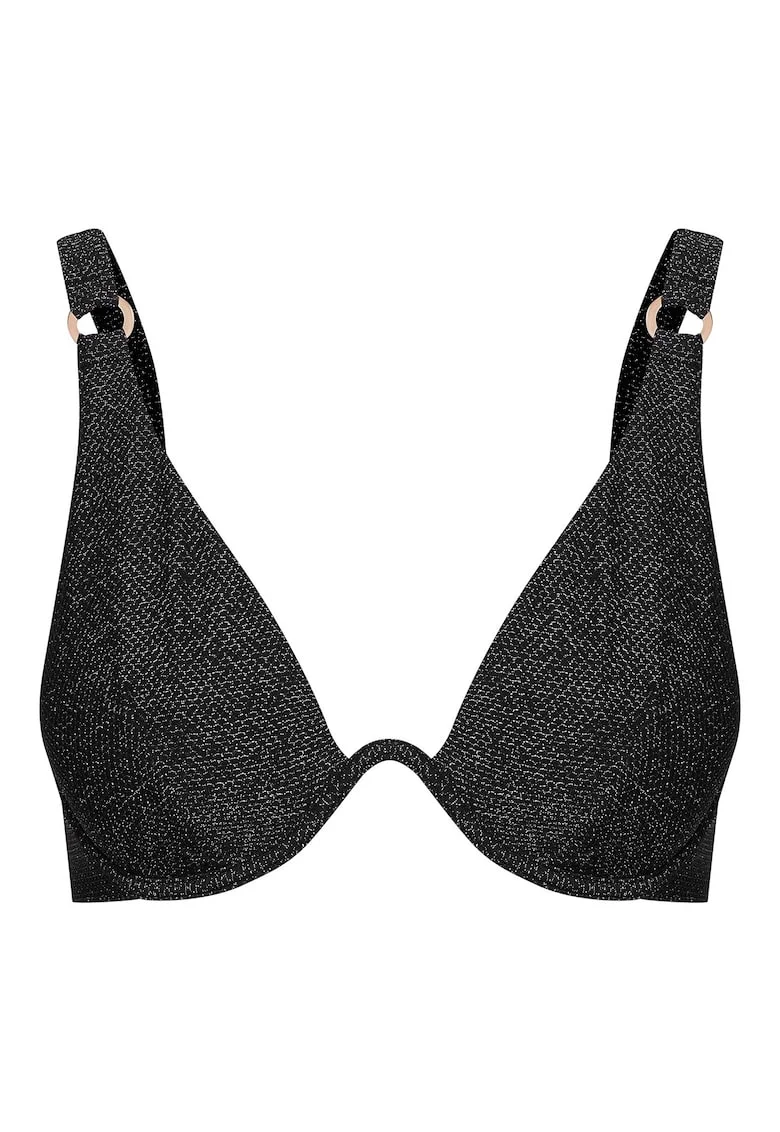 Sutien clasic de plaja  Stardust Negru, Negru