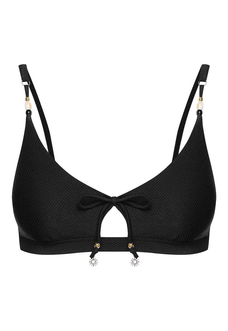 Sutien triunghiular de plaja Sunrise  Negru, Negru