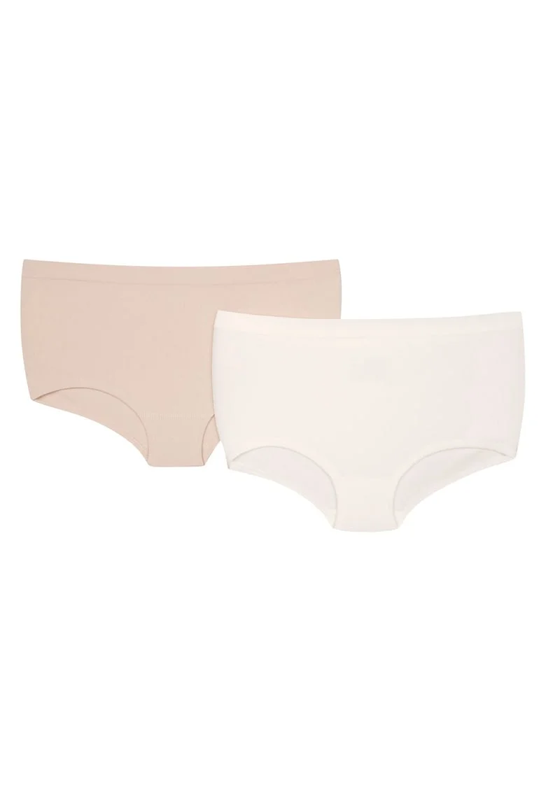 Chiloti tip short Bait, set de 2 crem, bej,, Multicolor