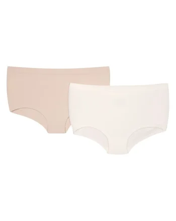 Chiloti tip short Bait, set de 2 crem, bej,, Multicolor