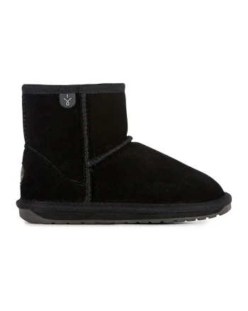 Ghete slip-on de piele intoarsa Wallaby, Negru