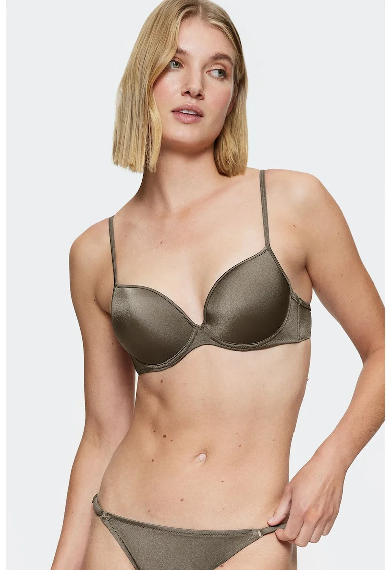 Sutien de baie cu burete Midnight Swim, Kaki