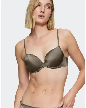 Sutien de baie cu burete Midnight Swim, Kaki