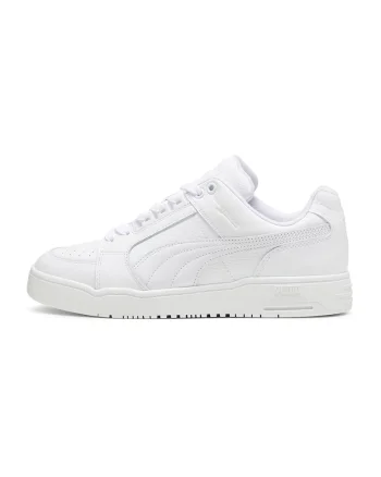 Pantofi sport din piele si piele ecologica Slipstream, Alb