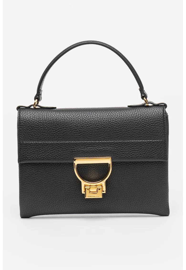 Geanta crossbody de piele Arlettis MD5, Negru