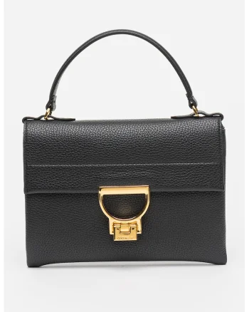 Geanta crossbody de piele Arlettis MD5, Negru