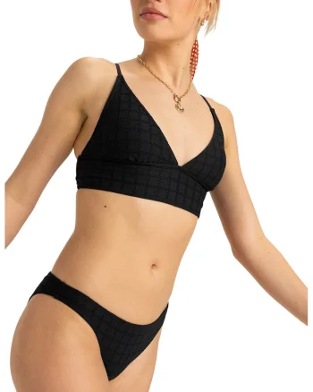 Slip cu talie joasa Camilo, Negru