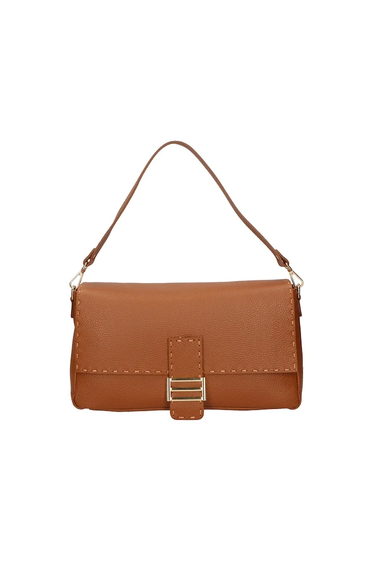 Geanta crossbody din piele cu bareta detasabila