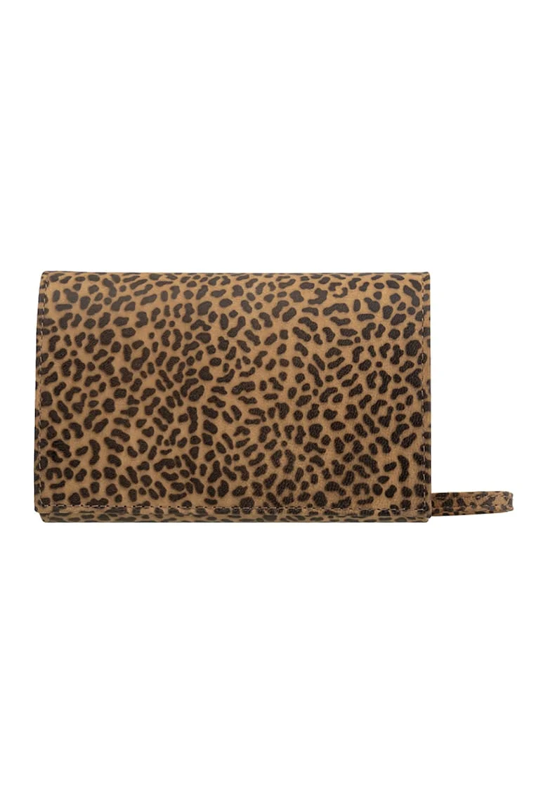 Geanta crossbody de piele, Maro fango