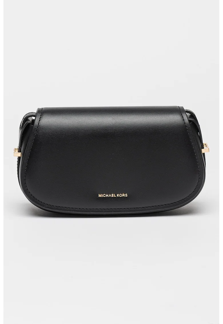 Geanta crossbody din piele Lydia, Negru