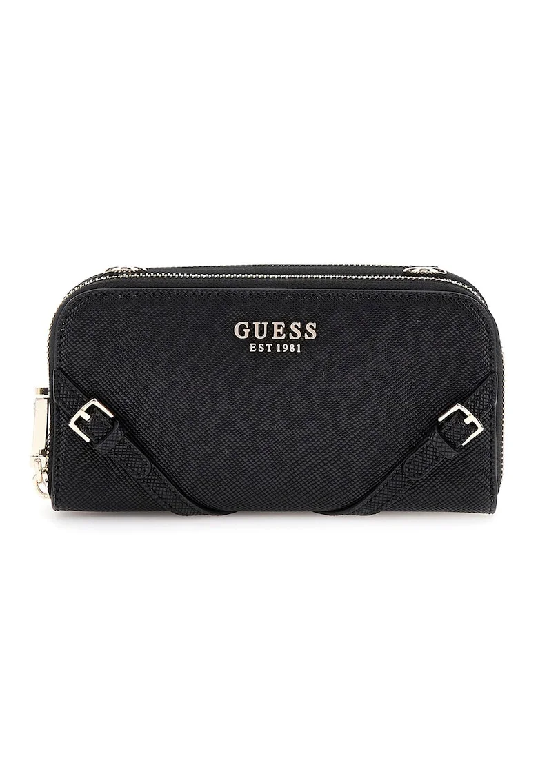 Geanta crossbody din piele ecologica, Negru