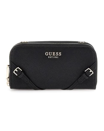 Geanta crossbody din piele ecologica, Negru
