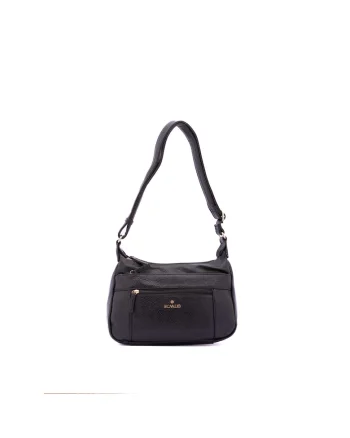 Geanta crossbody din piele ecologica, Negru