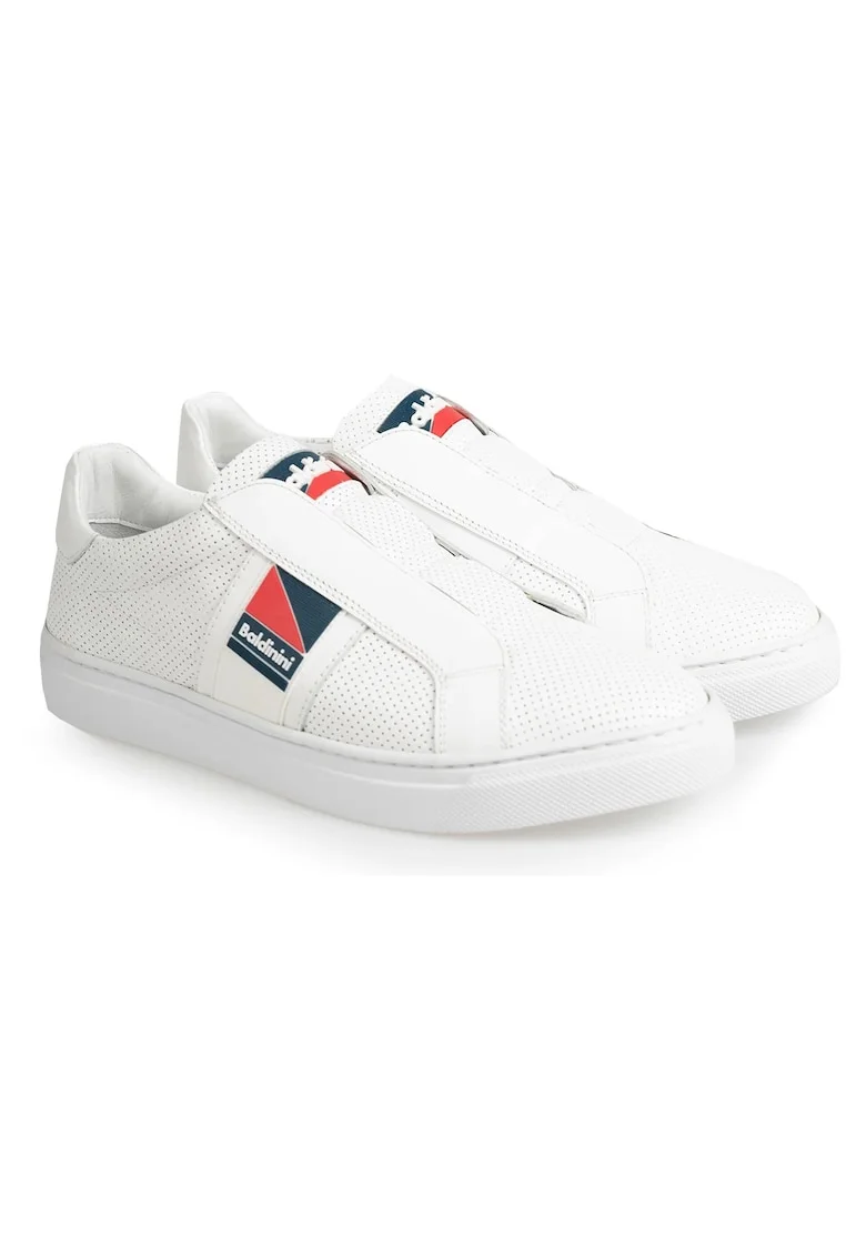 Tenisi slip-on din piele,