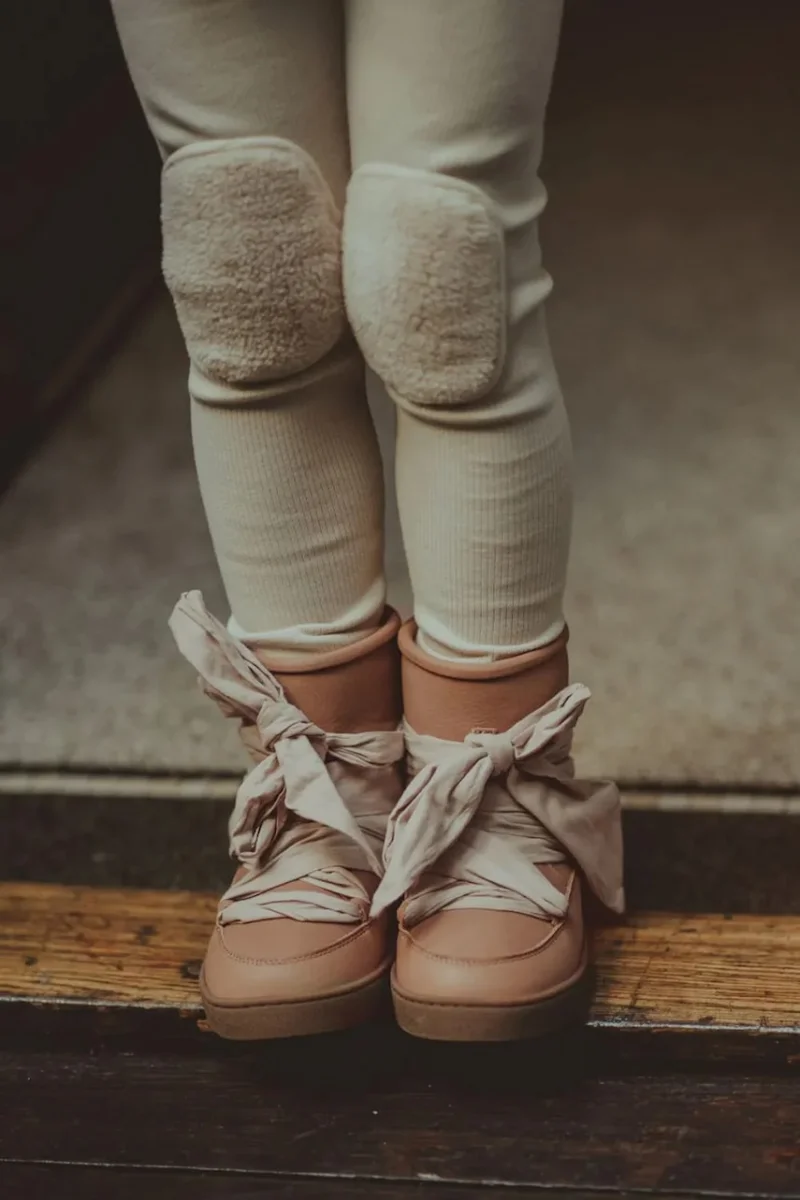 Donsje ghete de zăpadă din piele pentru copii Ganza Boots