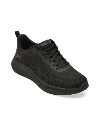 Pantofi sport SKECHERS negri, 118155, din material textil