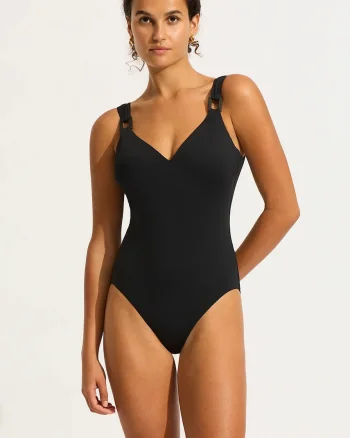 Seafolly costum de baie dintr-o singură piesă pentru femei DD